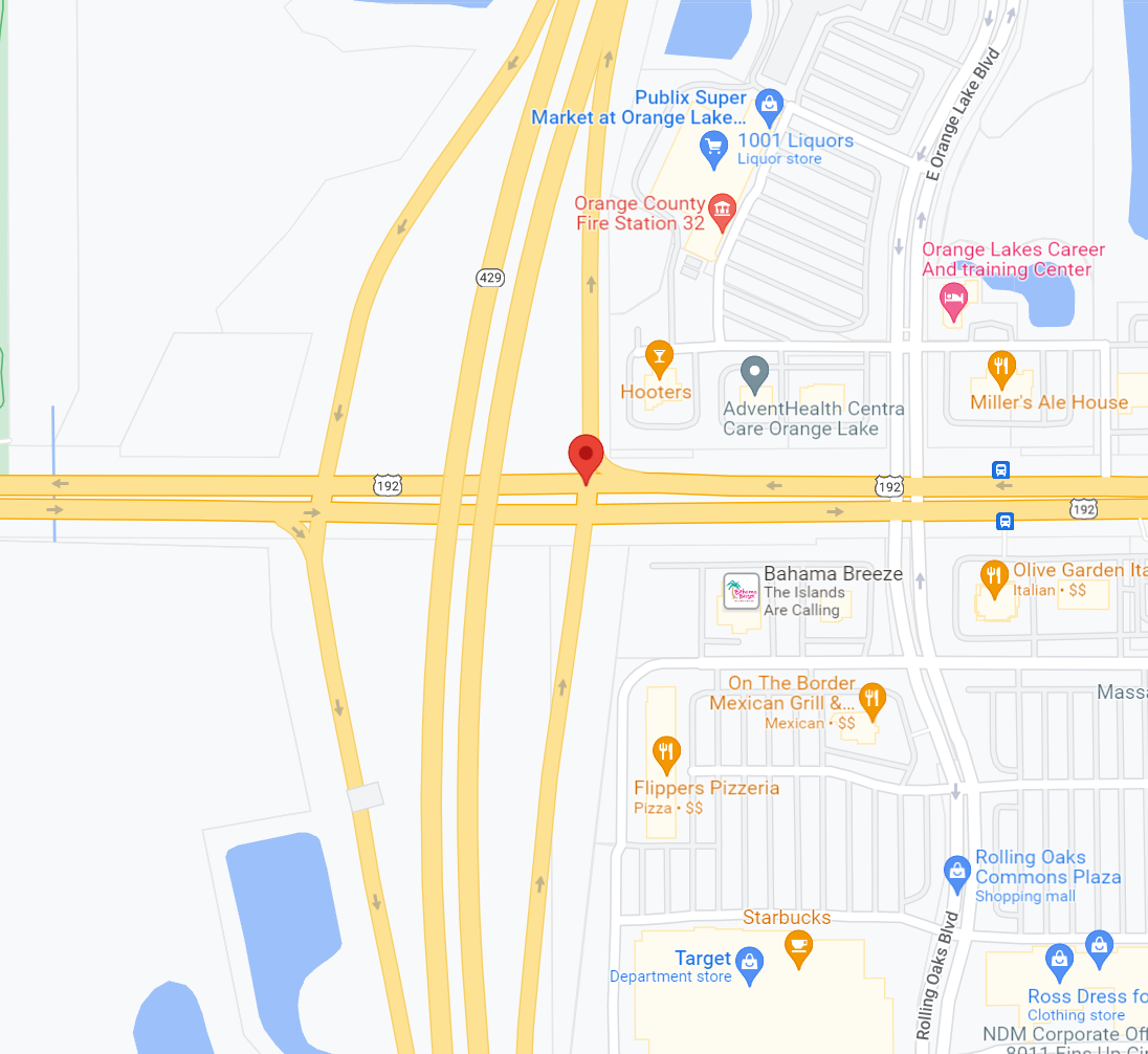 Map for location: Orlando, FL 