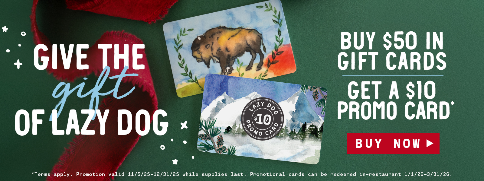 Holiday Gift Card 2025