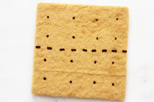 image displays graham cracker pattern