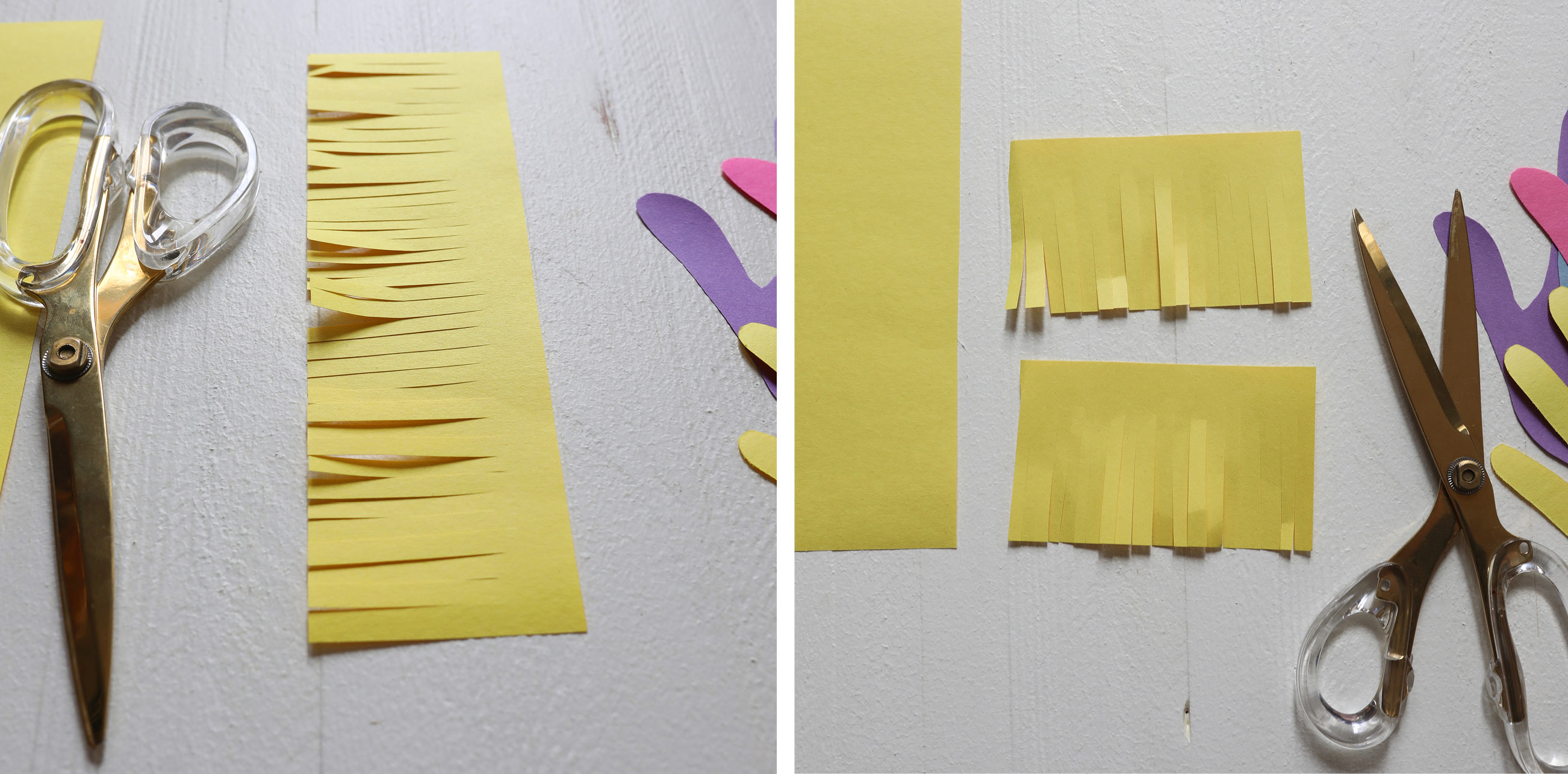 cut yellow paper - part 2