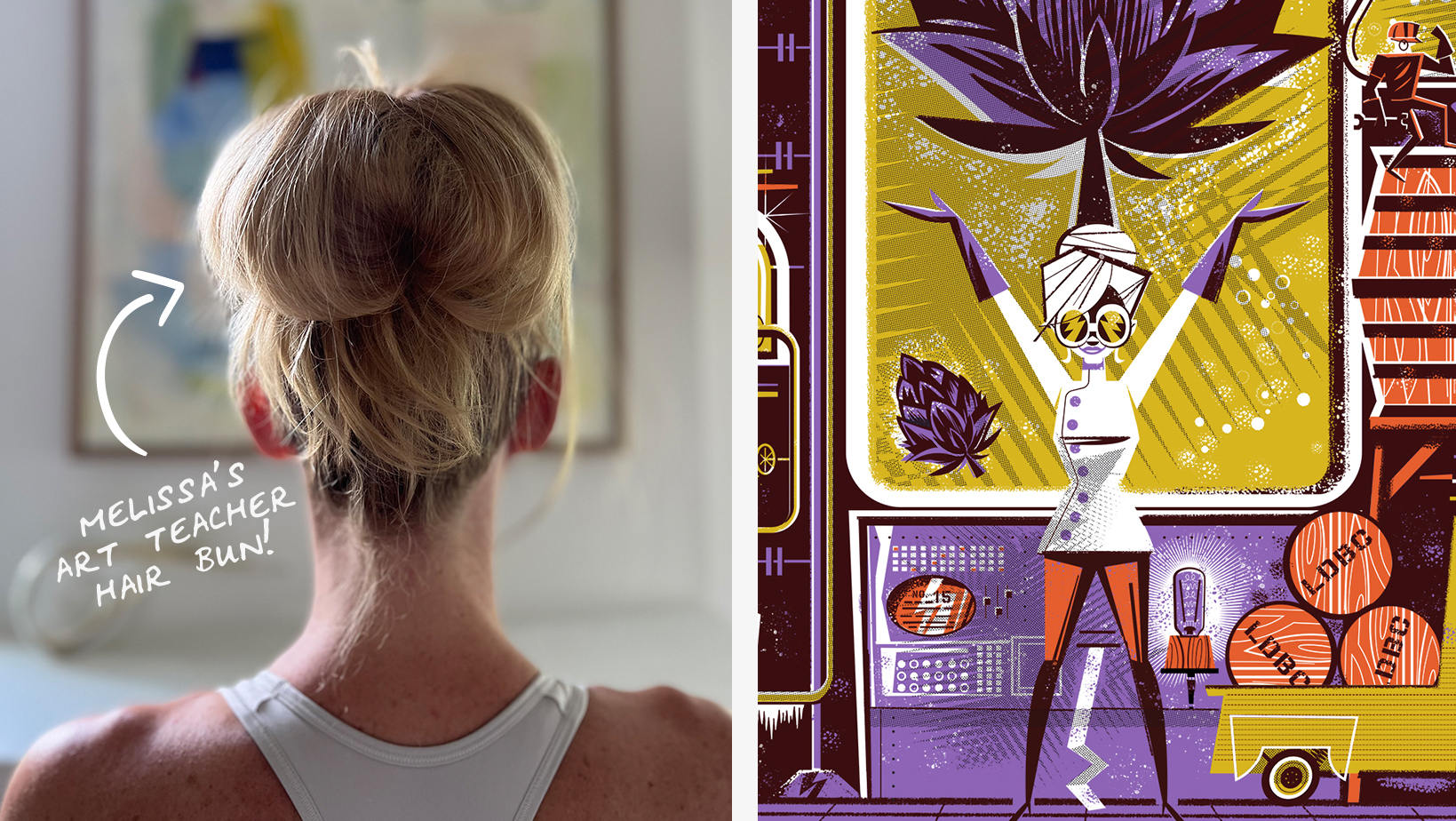 Melissa's Bun and Corresponding Poster where Bun is Featured Alt Tag