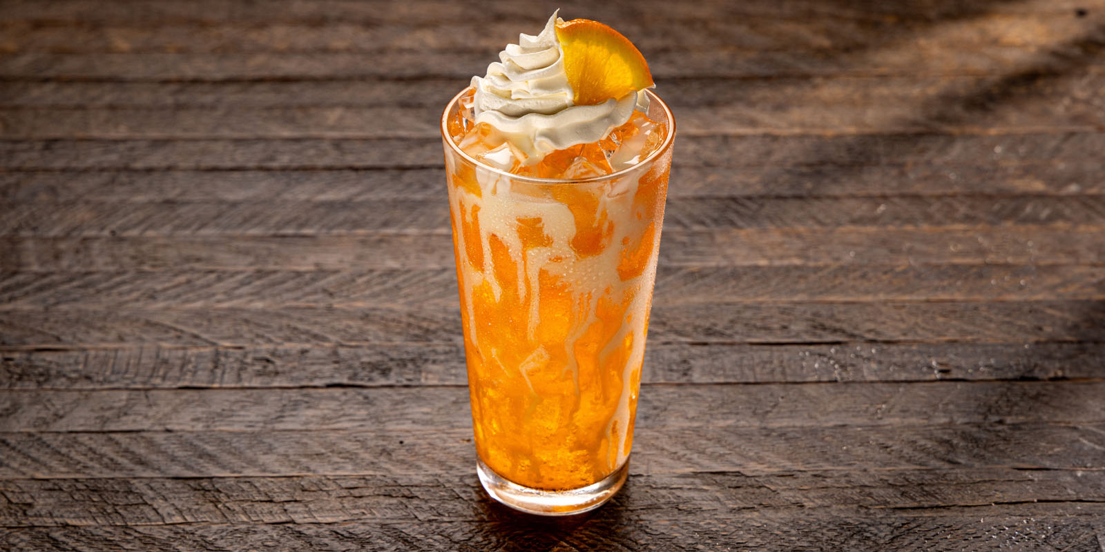Orange Fanta + Vanilla Bean Cream