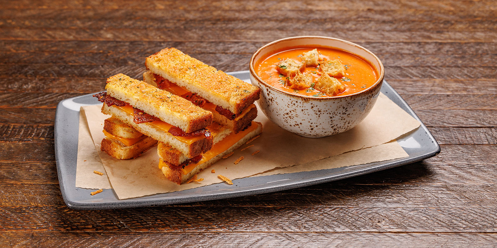 Grilled Cheese and Soup